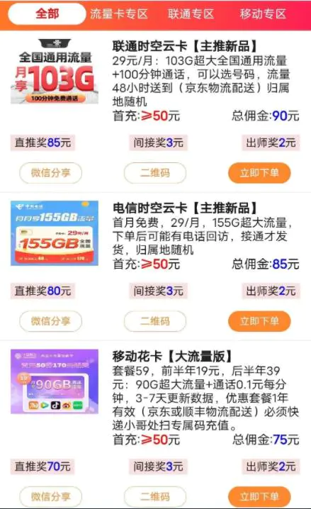 手机卡推广项目，冷门信息赚钱差，一天做三五单，一天赚几百块钱-第1张图片-好推首码网