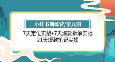 小红书该如何定位？7天帮你了解小红书爆款，21天小红书爆款笔记分享