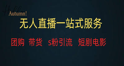 一套教程让你搞定无人直播全套服务，变X稳定