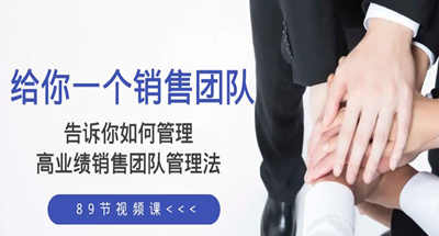 给你一个团队，你如何提高销售团队的业绩以及团队管理？