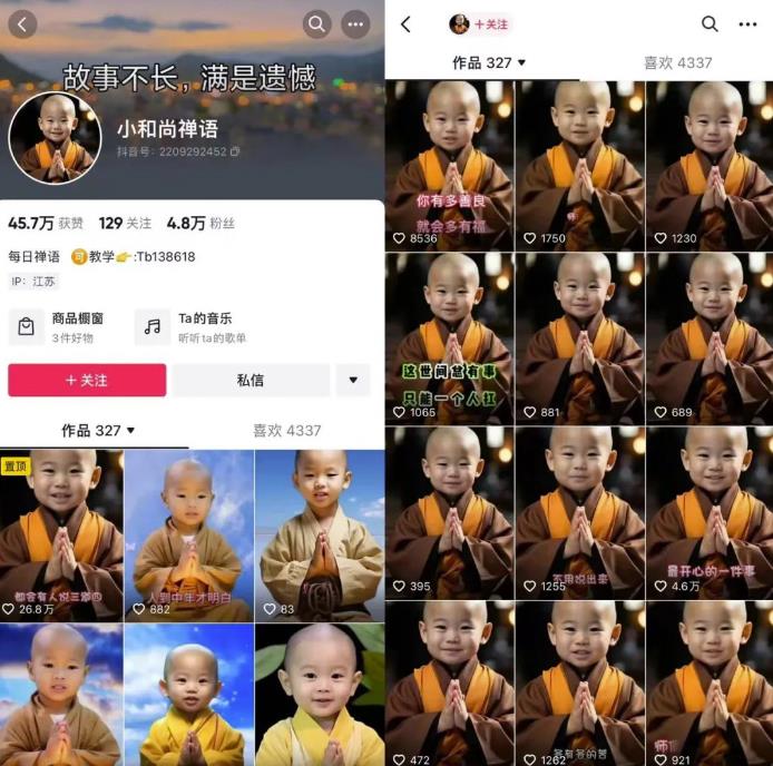 老者语录、小和尚语录，未来还有没有变现机会？-第1张图片-好推首码网