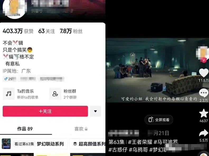 极致反差混合剪影视频项目，超火爆的疯狂玩法-第1张图片-好推首码网