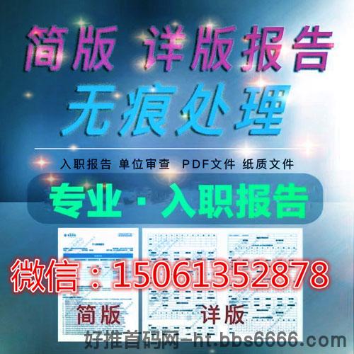 2025 征信报告电子版无痕修改sq解决入职难题